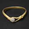 Solanales Crystal Pebble Collar Necklace