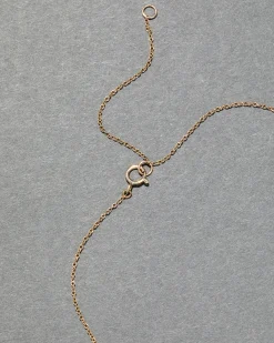 Sterling Silver & 14k Gold Cut Luminous Crystal Drop Pendant Necklace