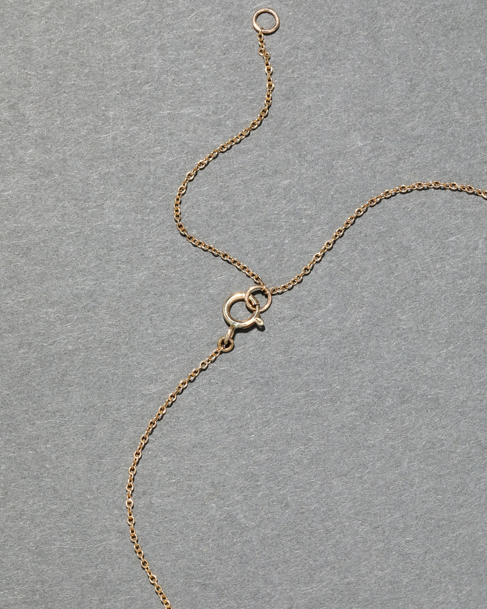 Sterling Silver & 14k Gold Cut Luminous Crystal Drop Pendant Necklace