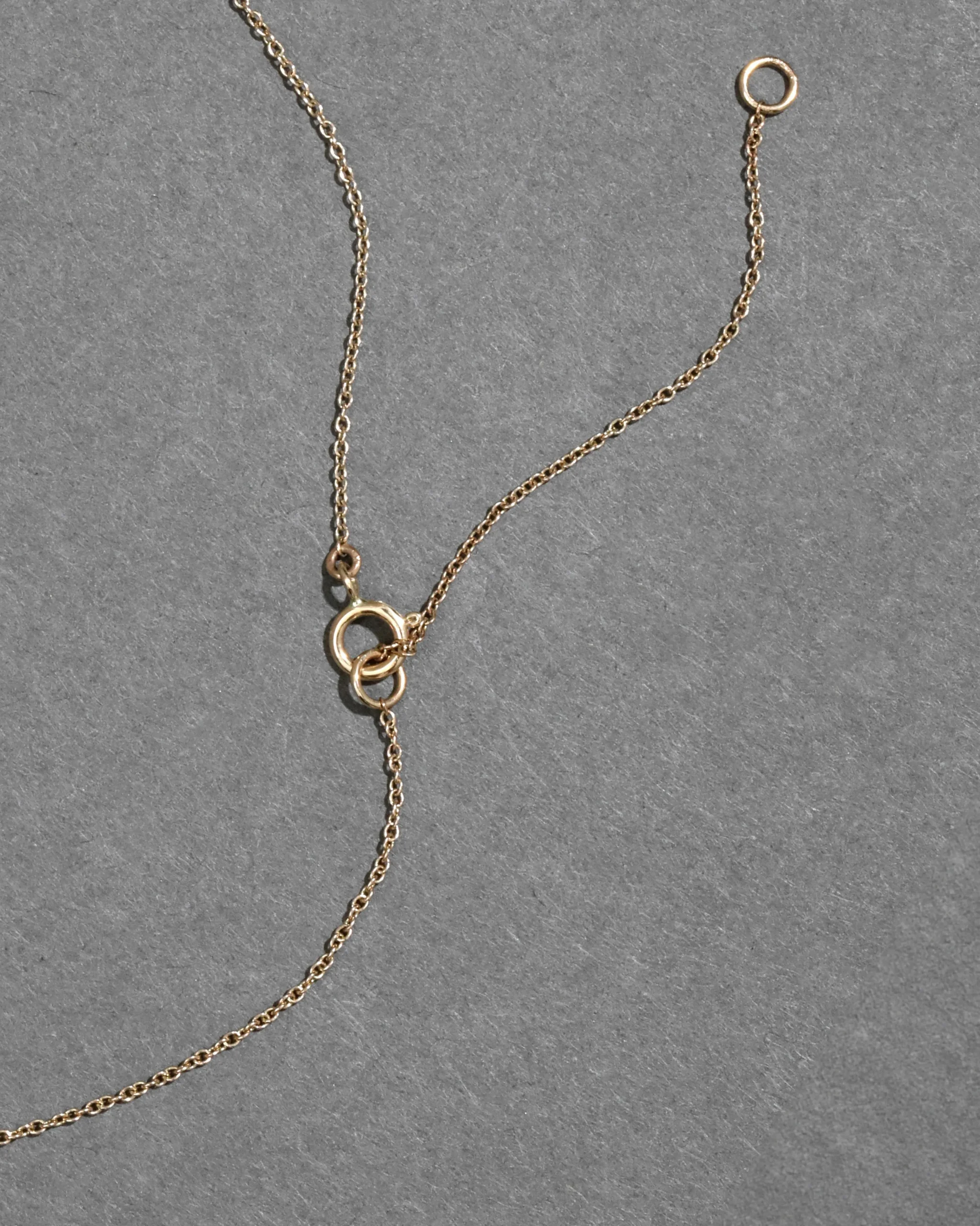 Sterling Silver & 14k Gold Pear Cut Luminous Crystal Drop Necklace