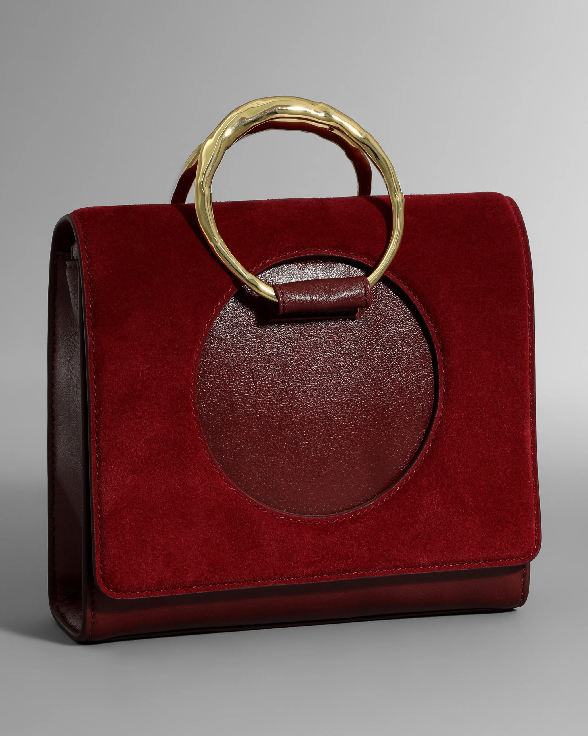 The Hunter Convertible Crossbody Bag- Burgundy