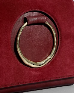 The Hunter Convertible Crossbody Bag- Burgundy