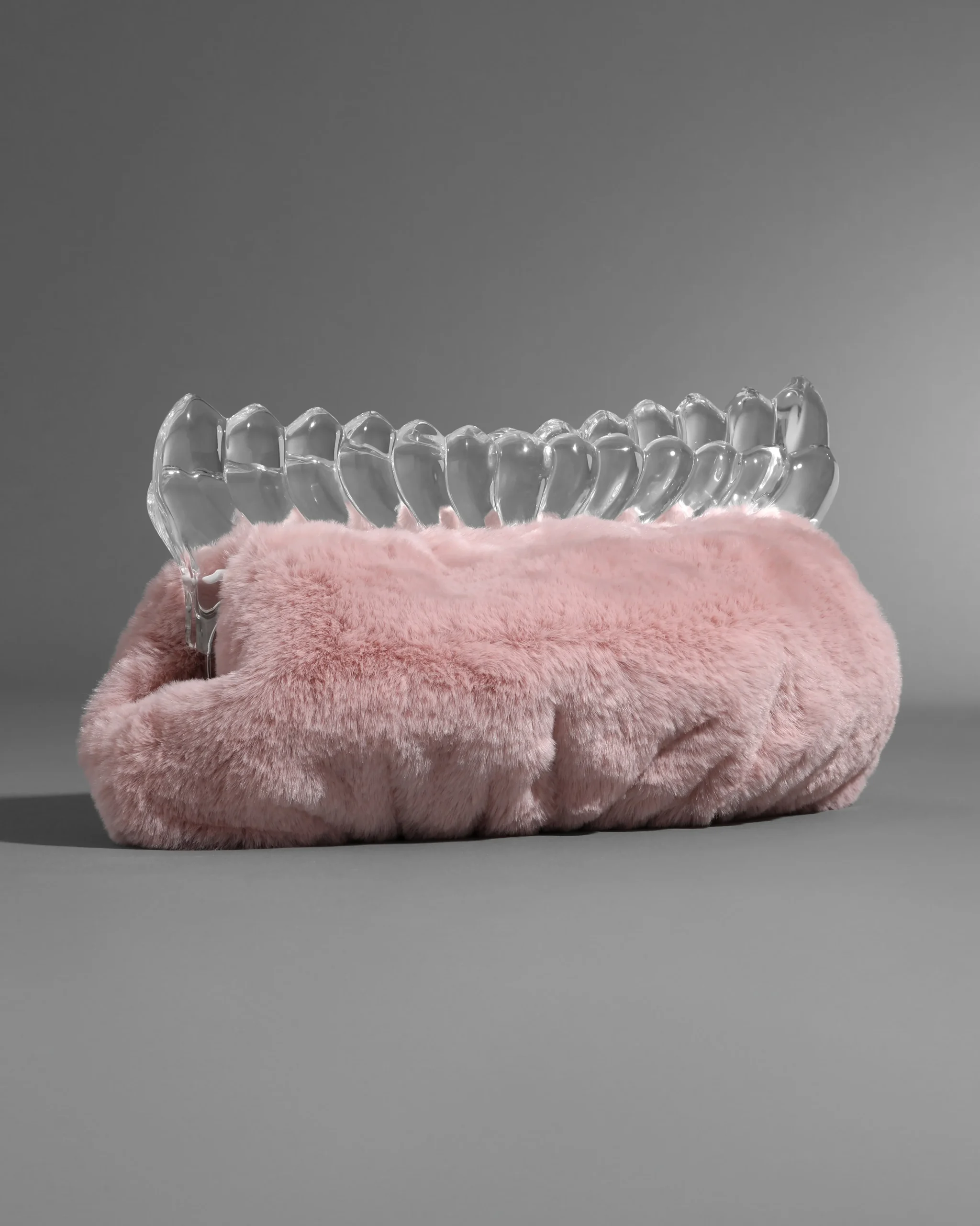 The Pouf Clutch- Dusty Pink