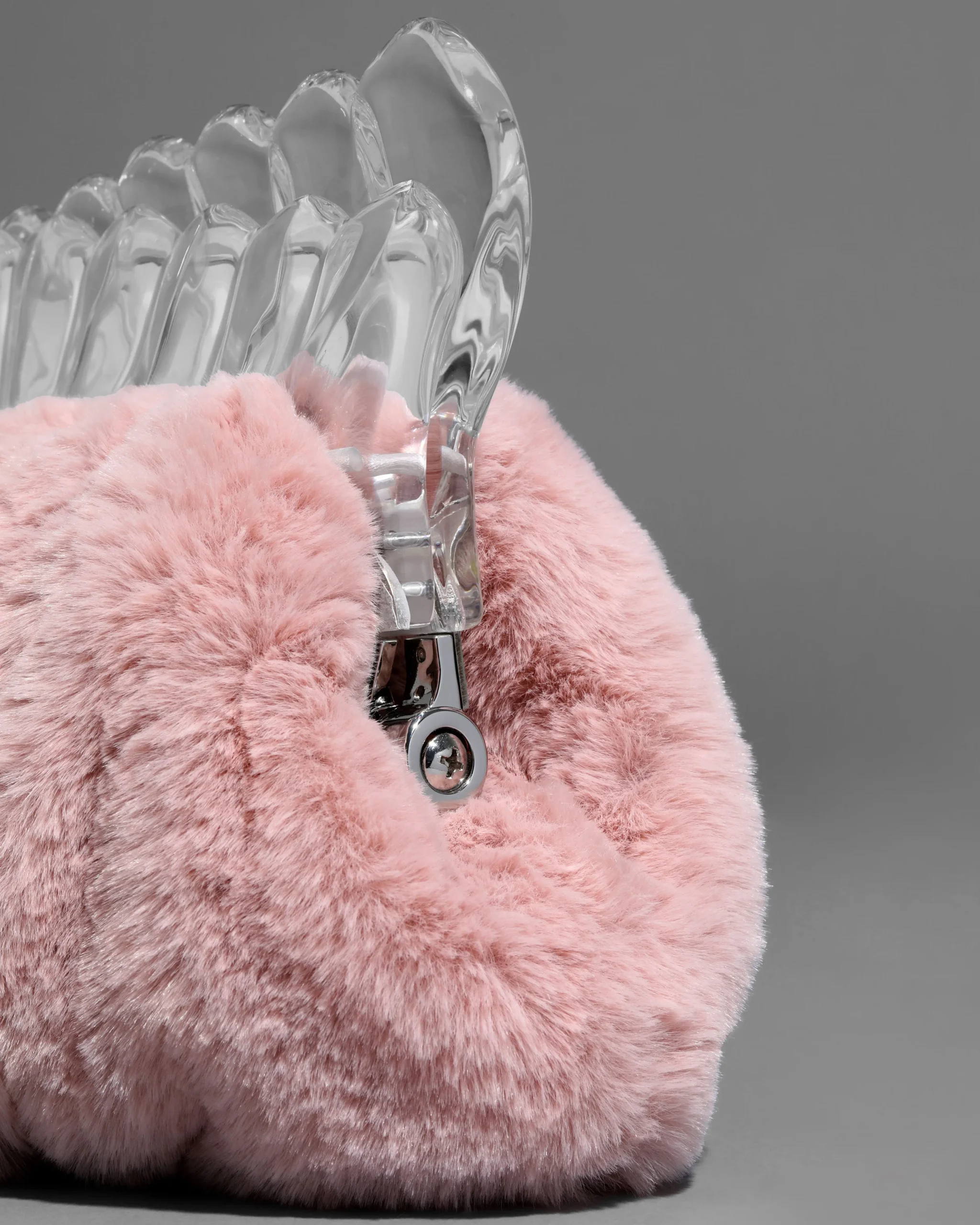 The Pouf Clutch- Dusty Pink