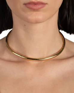 Thin Collar Necklace - Gold