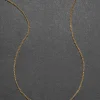 Vintage 9k Gold Foxtail Chain Necklace
