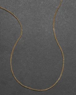 Vintage 9k Gold Foxtail Chain Necklace