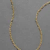 Vintage 1980s 14k Gold Handmade Italian Link Chain Necklace